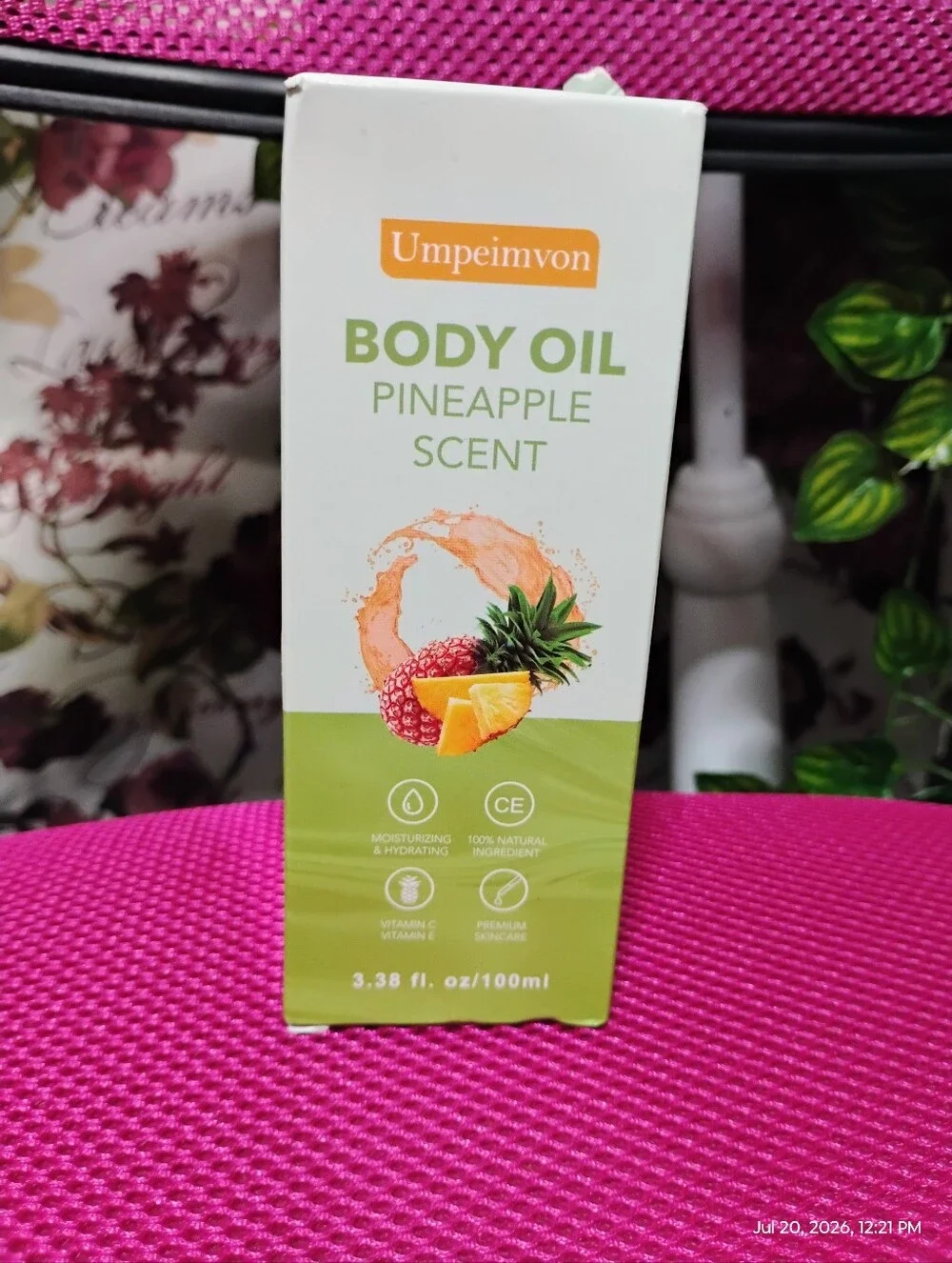 ❤️Open Box But Brand New Pineapple Scent Body Oil